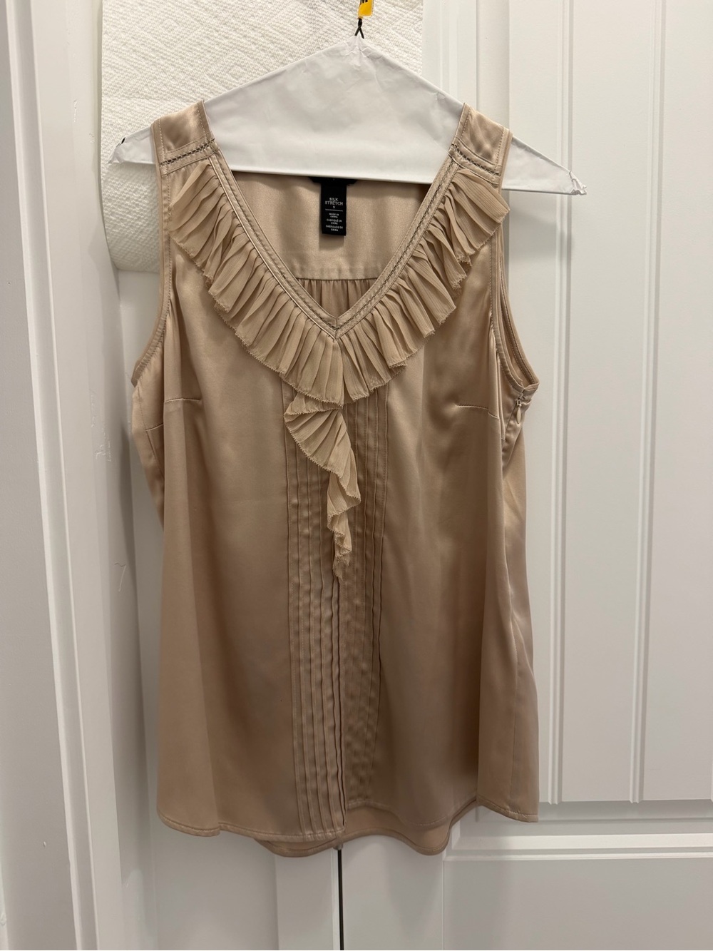 champagne shimmer blouse